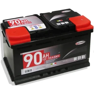 Batteria auto 90ah 12v 720a polo positivo destro cassetta l4 Quantità Limitata